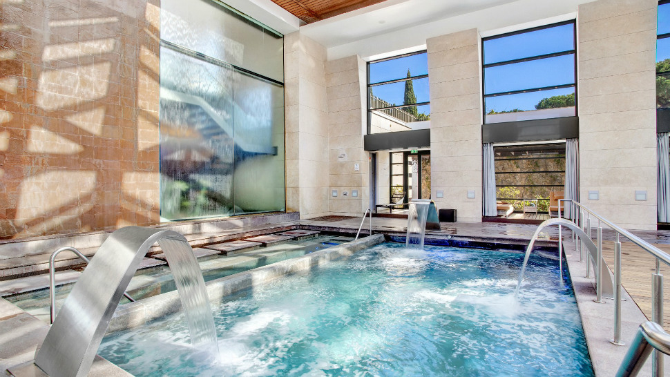 Spa hydrotherapy facilities at Hilton Vilamoura