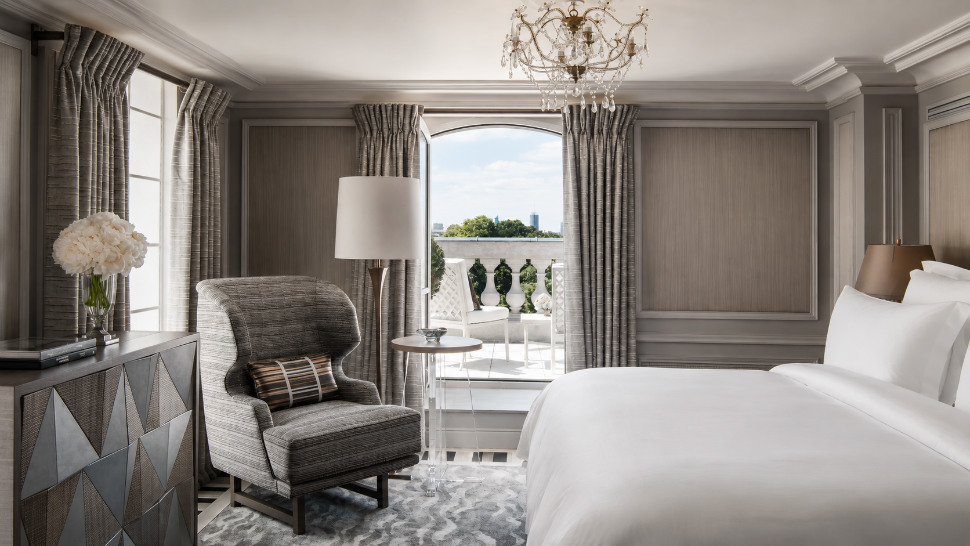 Interior of Hôtel de Crillon in Paris