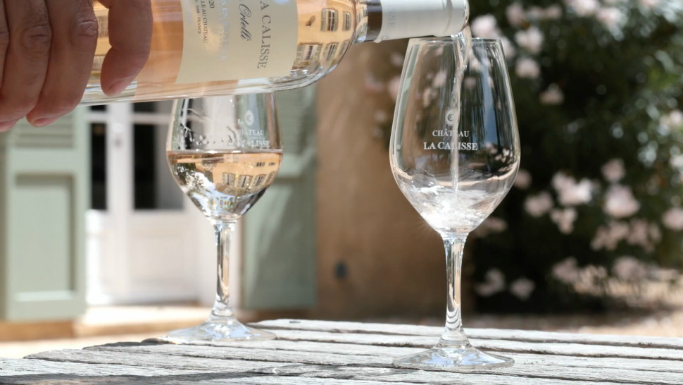 Wine tasting at Château La Calisse